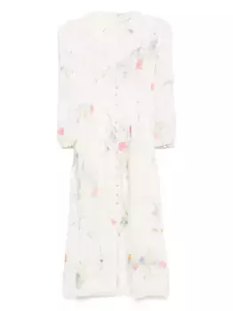 Платье миди Lucky ZIMMERMANN, нейтральный