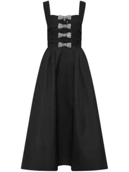 Платье миди Luiza Rebecca Vallance, черный