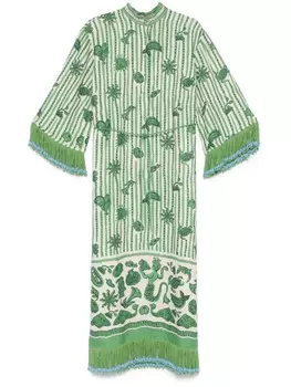 Платье миди Lula ALEMAIS, зеленый