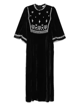 Платье миди Lydia MUZUNGU SISTERS, черный