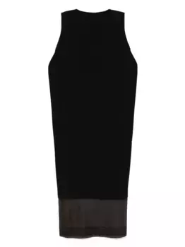 Платье миди Malik KHAITE, черный