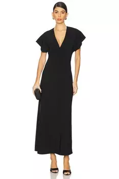 Платье миди малка Eaves, черный