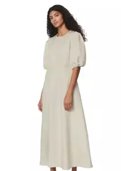 Платье миди Marc O'Polo "из смеси лиоцелла и льна", серый