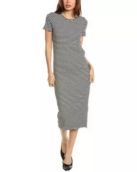 Платье миди Marimekko Profiili Puoliraita, черный