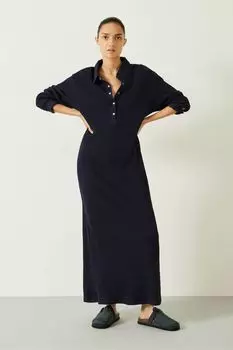 Платье миди Mazie из джерси Hush, синий