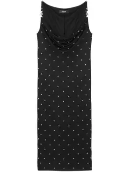 Платье миди Medusa '95 Versace, черный