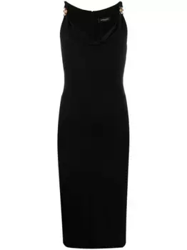 Платье миди Medusa '95 VERSACE, черный