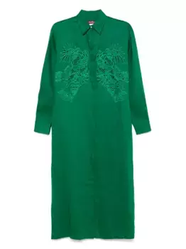 Платье миди Megaton MAX MARA, зеленый