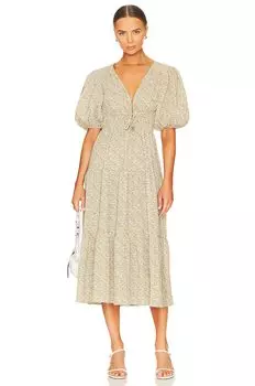 Платье миди MINKPINK Melody, желтый