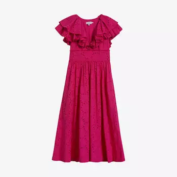 Платье миди Mirza с оборками Ted Baker, розовый