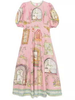 Платье миди Monte ALEMAIS, розовый