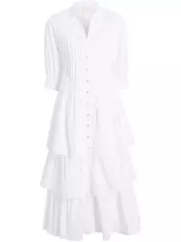 Платье миди Montey Cinq A Sept, белый