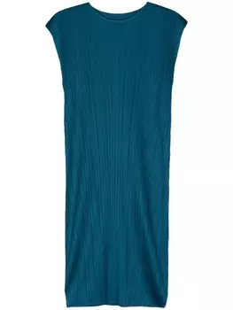 Платье миди Monthly Colors: August Pleats Please Issey Miyake, синий