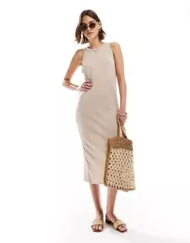 Платье миди на бретелях New Look