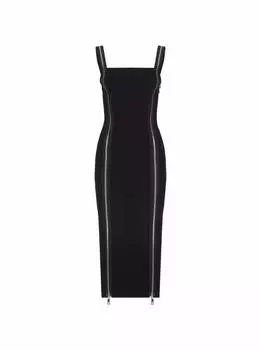 Платье-миди на молнии Dolce&Gabbana