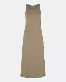 Платье миди на пуговицах Easy Wear, хаки