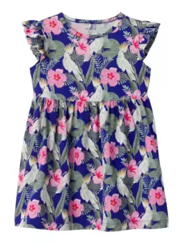 Платье миди Name It "NMFFIONIA SS DRESS", синий