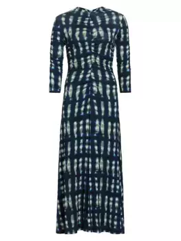 Платье миди Natalee с принтом тай-дай Proenza Schouler White Label, мультиколор