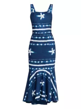 Платье миди Natasha JBQ, синий