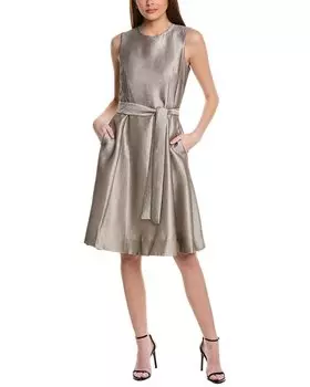 Платье миди Natori, цвет brushed gold