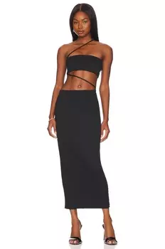 Платье миди NBD Arnav, черный