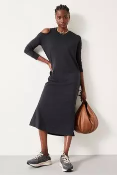 Платье миди Neena с вырезами Hush, черный