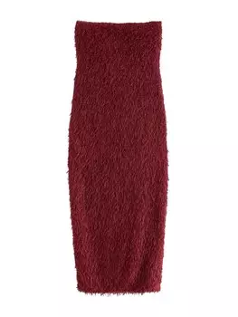 Платье миди Next Dress, бордовый