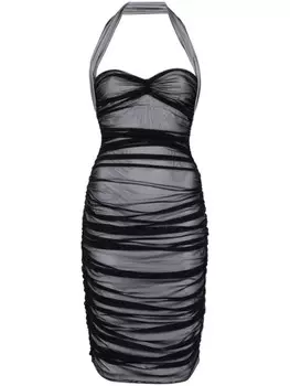 Платье миди Norma Kamali Bill, черный