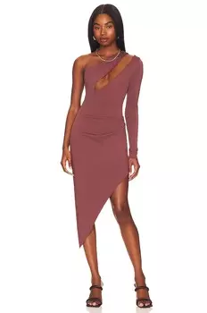 Платье миди Not Yours To Keep Karma, цвет Mocha