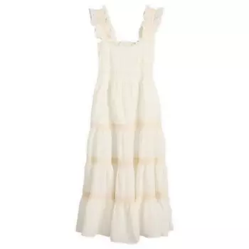 Платье миди Обри Rixo, белый