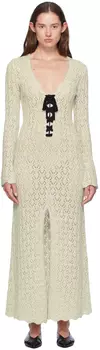 Платье-миди Off-White Canada Crochet The Garment