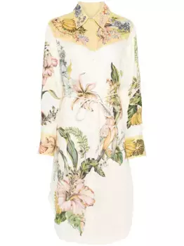 Платье миди Oleander ALEMAIS, желтый