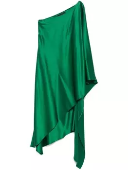 Платье миди Oliveto Max Mara, зеленый