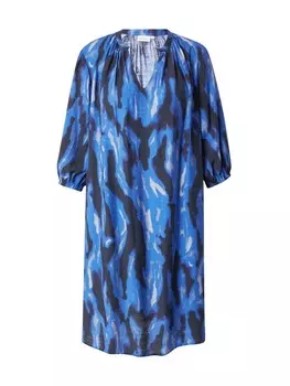 Платье миди ONLY Carmakoma Dress CARTEMPER, синий