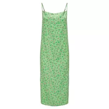 Платье миди Only Jane Sleeveless, зеленый