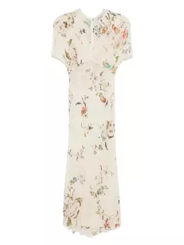 Платье миди Oriane Semicouture, нейтральный