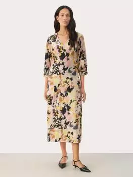 Платье миди от jolande Part Two, разноцветный