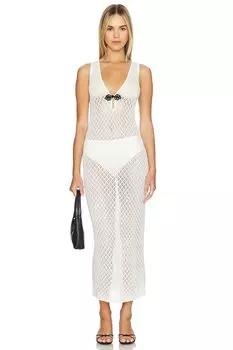 Платье миди от марианны ариэль L'Academie, бежевый