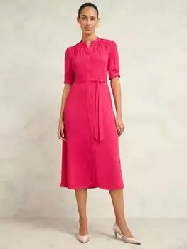Платье миди от рене Hobbs, розовый