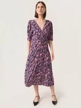 Платье миди от сильвии Soaked In Luxury, цвет Blush/Blue