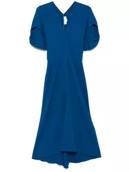 Платье миди от Victoria Beckham Cady, синий