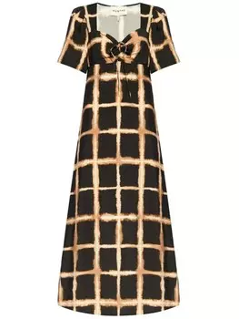 Платье миди Otussi в клетку MUNTHE, черный