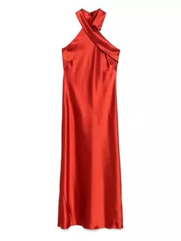 Платье миди Pandora Galvan, оранжевый