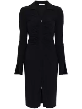 Платье миди Patrizia Pepe из джерси, черный