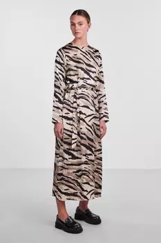 Платье миди Pcfe Ls PIECES, розовый