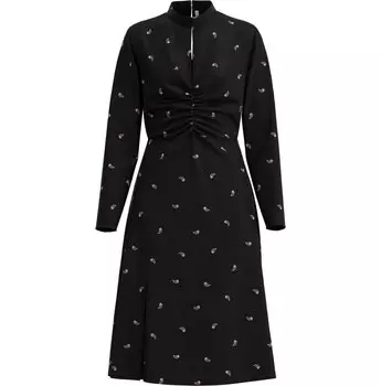 Платье миди Pepe Jeans Pachi Long Sleeve, черный