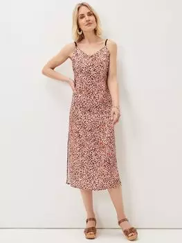 Платье миди Phase Eight Ellerie с абстрактным принтом, Многоцветный