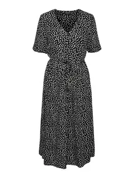 Платье миди PIECES Dress Pctala, черный