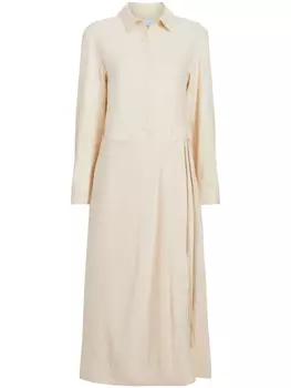 Платье миди Proenza Schouler White Label Lato, нейтральный