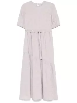 Платье миди Punto Luce Peserico, нейтральный